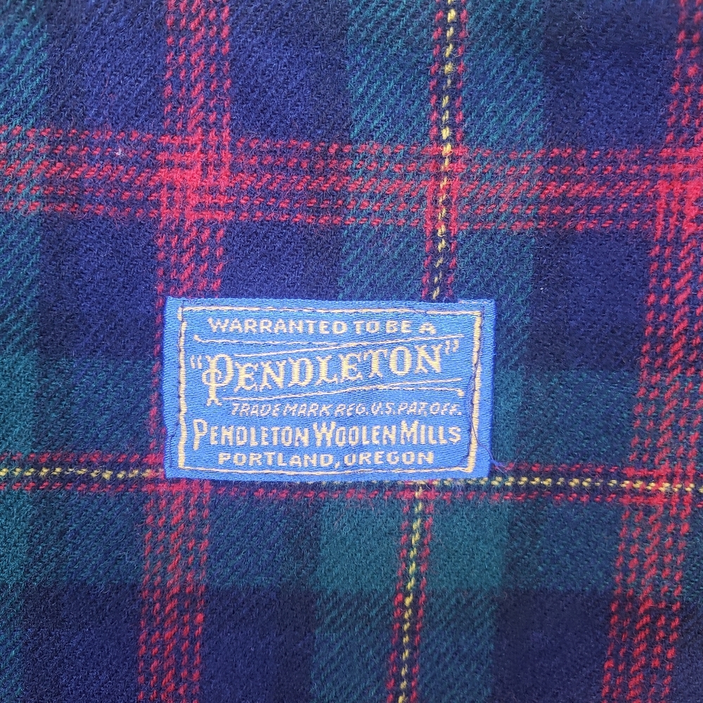 PENDLETON Plaid Drawstring Bag - Gift or Storage or Shoe Dust Bag - Picture 2 of 6